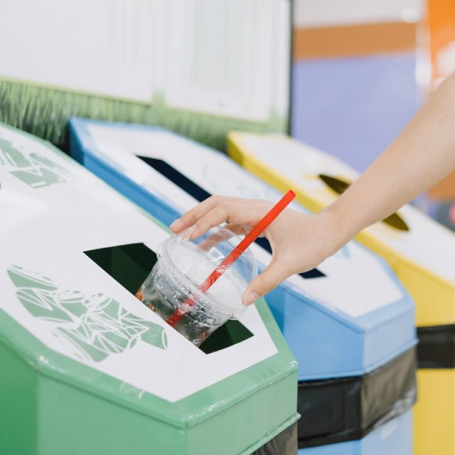 recycling rubbish